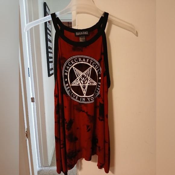 Blackcraft Cult Red and Black Tank Top - Picture 2 of 6